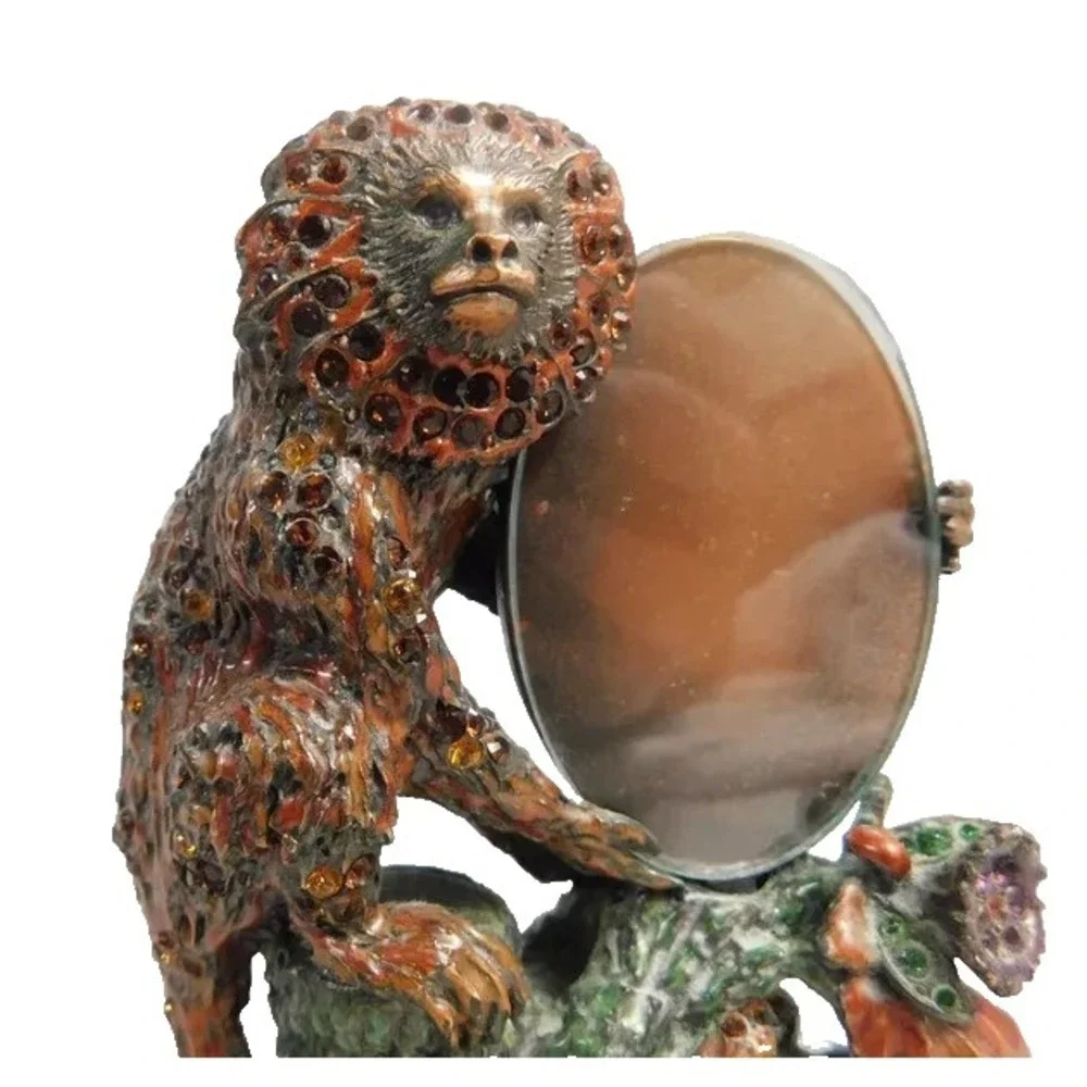 *RARE* Vintage JAY STRONGWATER Jeweled Monkey Picture Frame - NWOT